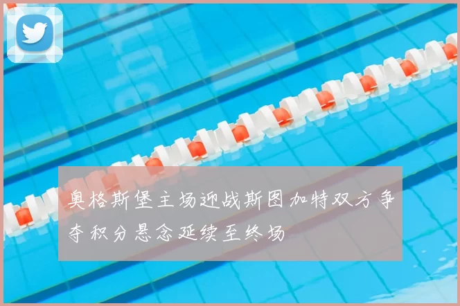 奥格斯堡主场迎战斯图加特双方争夺积分悬念延续至终场
